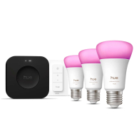 Philips Hue zestaw startowy: 3 inteligentne żarówki White Color Ambiance - 1490241 - zdjęcie 1